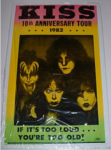 Kiss 10th Anniversary Tour 1982 US display (325184)